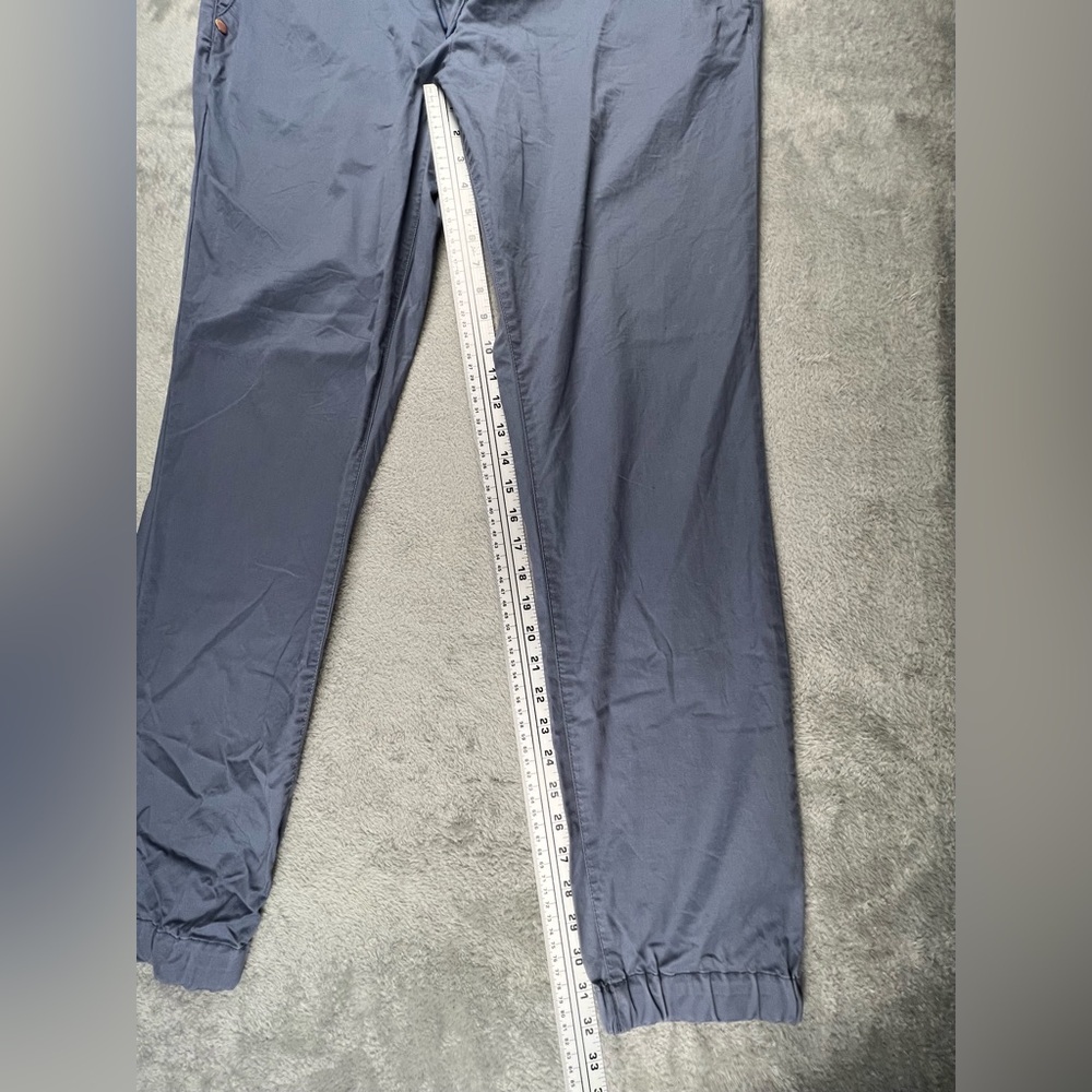 Mugsy Joggers Pants Mens Large Cadets Blue Gray Lightweight Twill Casual J7PNNY - Picture 5 of 10